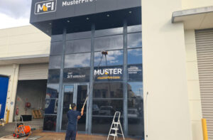 Commercial window cleaning
